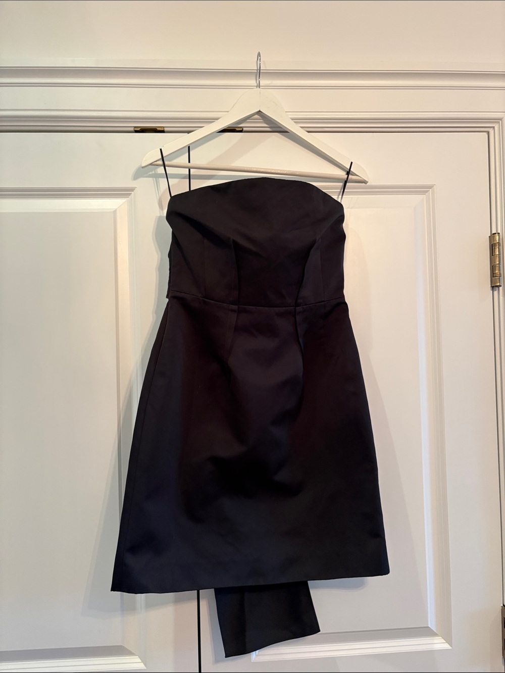 Theory Strapless Black Cocktail Dress
